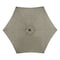 Living Accents 9 ft. Tiltable Taupe Market Umbrella UM90G310BD-04 - alternate 1